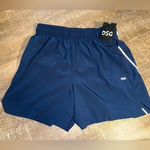 NWT DSG (Small) Brand New Navy Blue 5" Inseam Athletic Fit Shorts